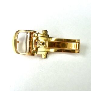 BAMBI 14mm GoldPlated Steel Watch Deployment Buckle